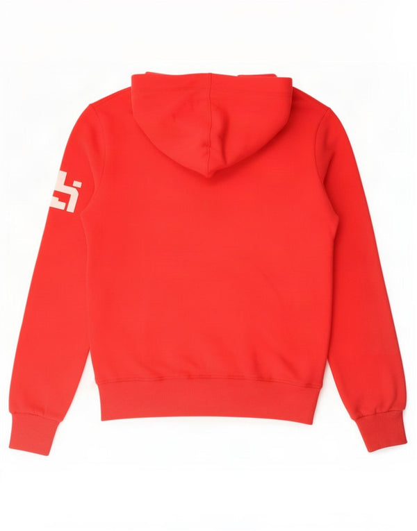 Superdry Herren-Kapuzenpullover mit Grafik, Größe S, Rot, Baumwolle
