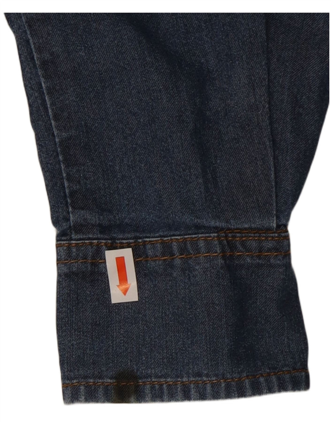BOOSLEY Camicia in denim da donna UK 12 Cotone blu medio