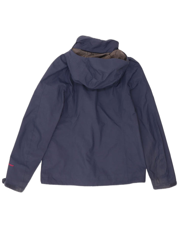 Jachetă de ploaie supradimensionată cu glugă The North Face pentru femei UK 10 Small Bleumarin