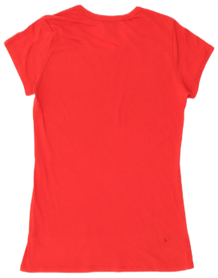 G-Star Womens Graphic T-Shirt Top UK 10 Small Red