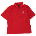Nike Polo Homme UK 39/41 Rouge Moyen Coton