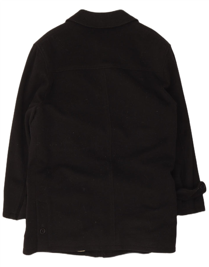 Cappotto Uomo Pierre Cardin IT 50 Large Nero Lana