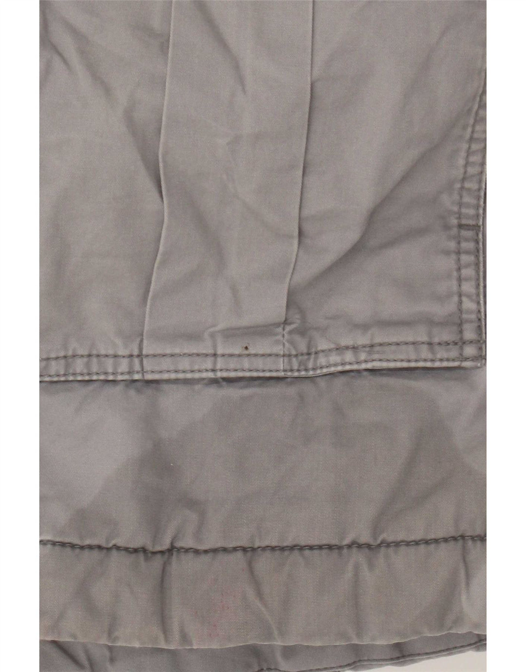 Gap Dame Hooded Parka Jacket UK 10 Small Grey Bomuld