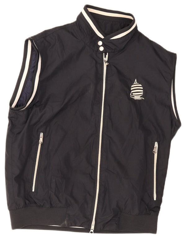 Marina Yachting Mens Gilet IT 52 XL Μαύρος Πολυεστέρας