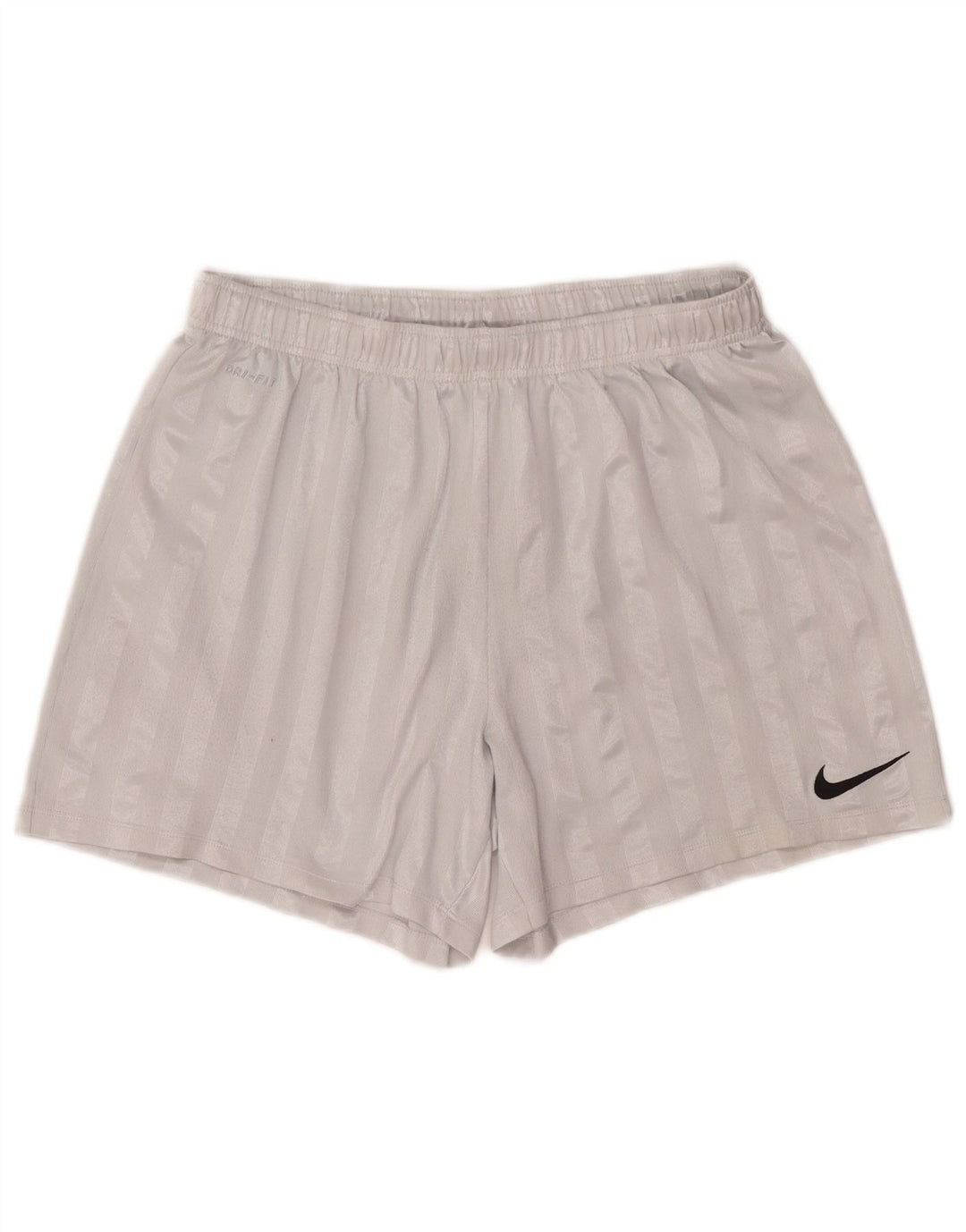 Nike Mens Dri Fit Sport Shorts XL Grey Striped Polyester
