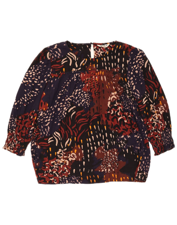Camicetta oversize da donna Fat Face Top UK 10 Piccolo maculato multicolore