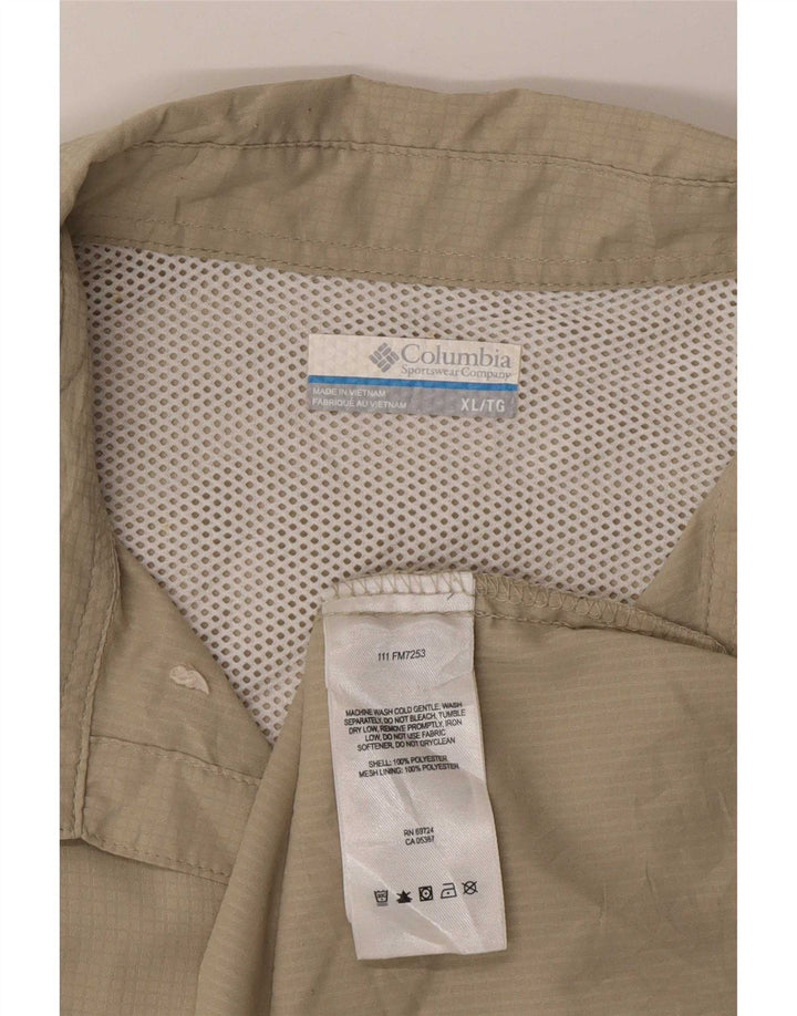 Columbia Herre Omni-Shade skjorte XL Khaki Polyester