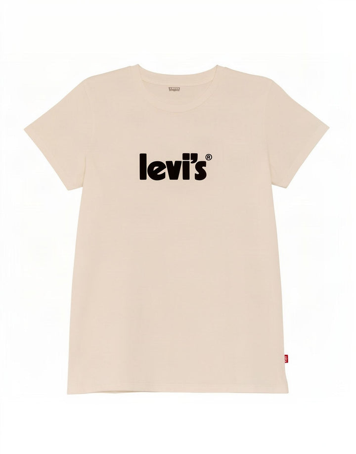 Tricou grafic Levi's pentru bărbați Top mic, alb, bumbac