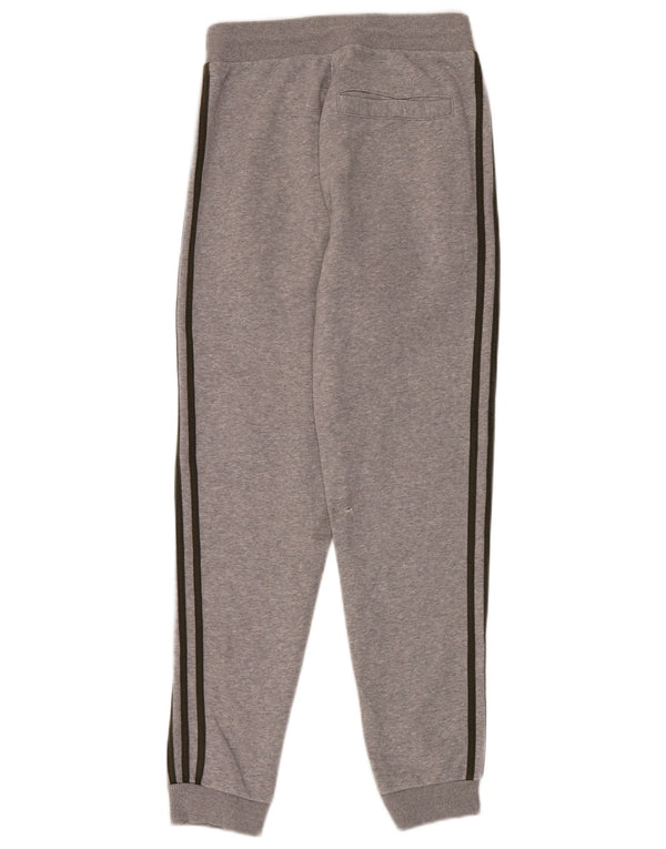 Pantaloni da tuta da uomo Adidas Joggers in cotone chiazzato grigio medio