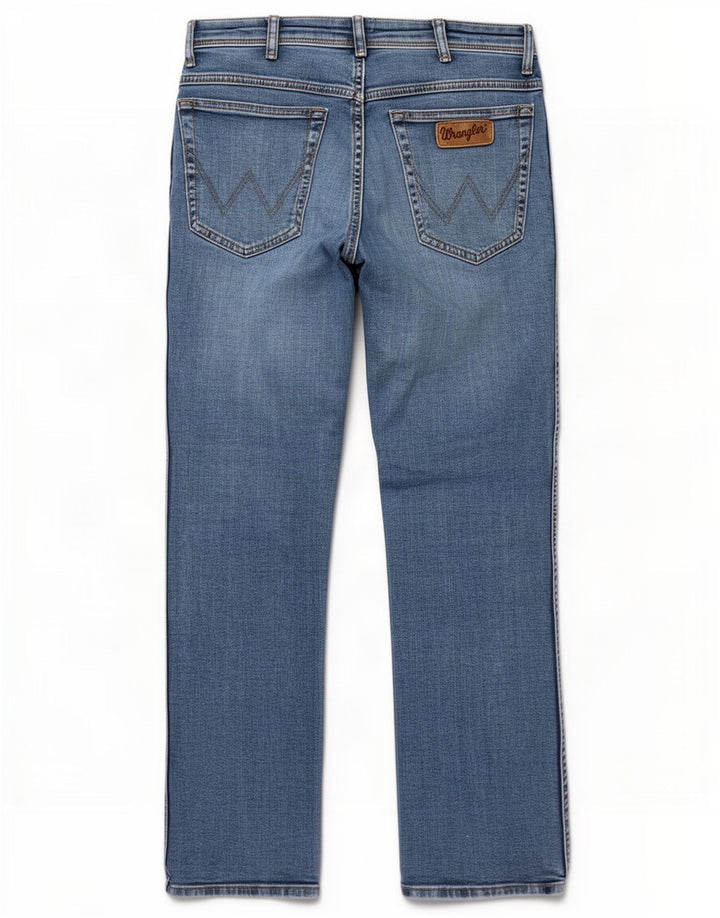 Wrangler Mens Texas Straight Jeans W31 L30 Blue Cotton