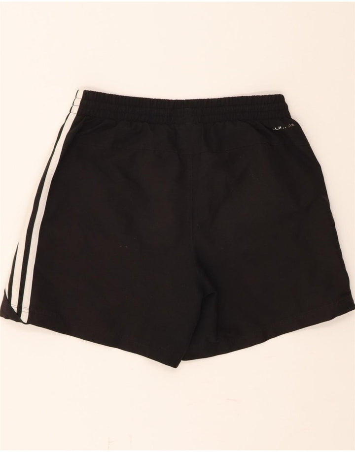 ADIDAS Boys Climalite Sport Shorts 13-14 Years Black Polyester Vintage Adidas and Second-Hand Adidas from Messina Hembry 
