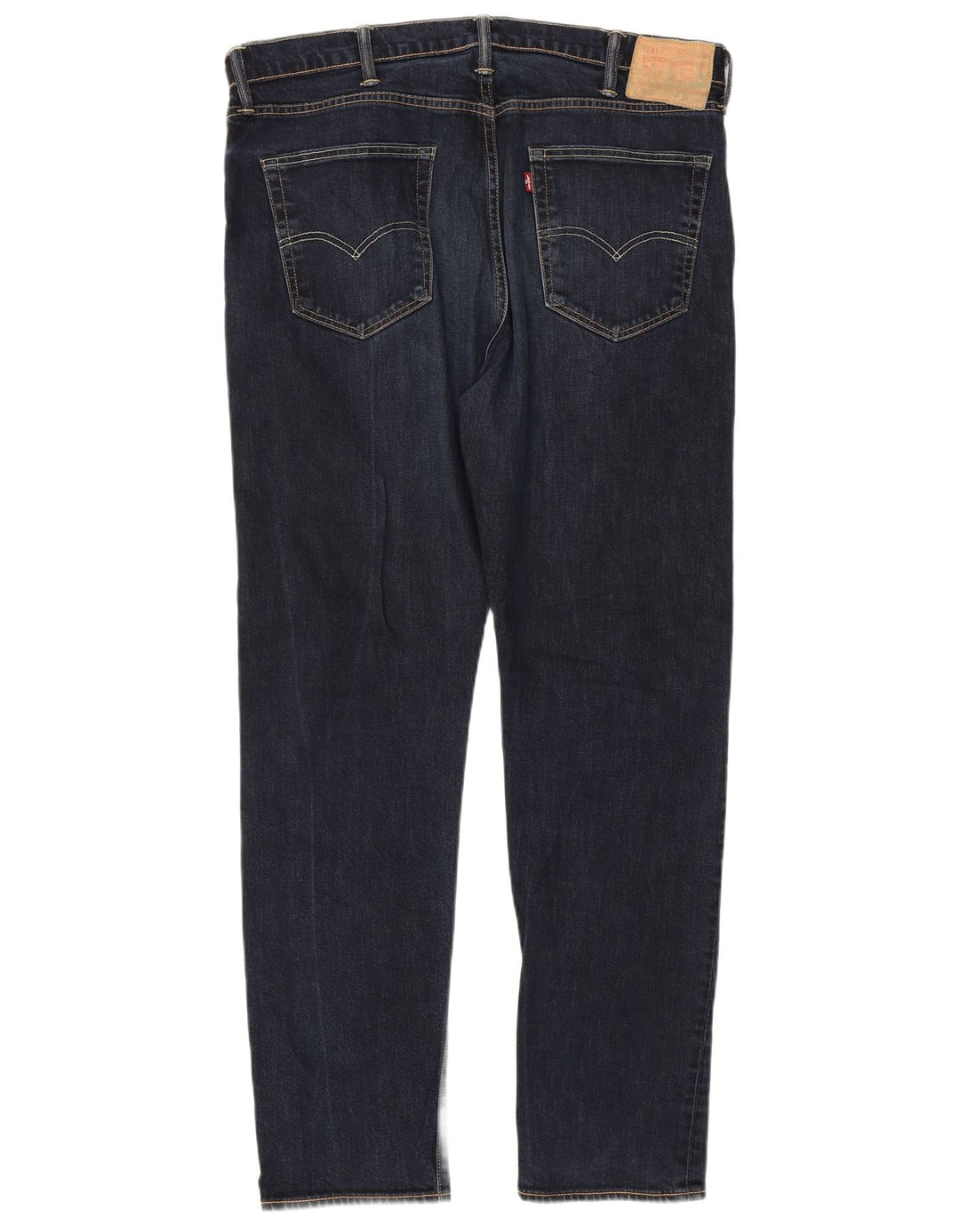 Levi's Mens 522 Straight Jeans W38 L34 Navy Blue Cotton