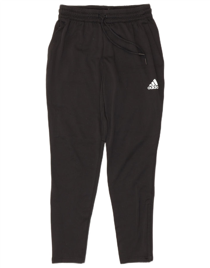 ADIDAS Mens Tracksuit Trousers Medium  Black Polyester
