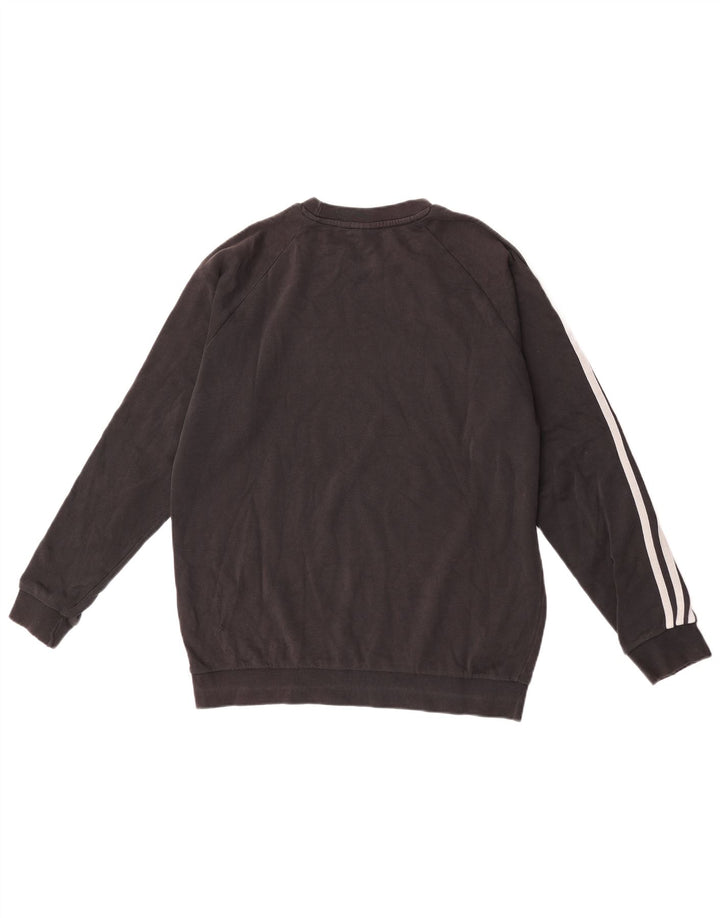 Adidas Hombre Sudadera Jumper Medium Negro Algodón