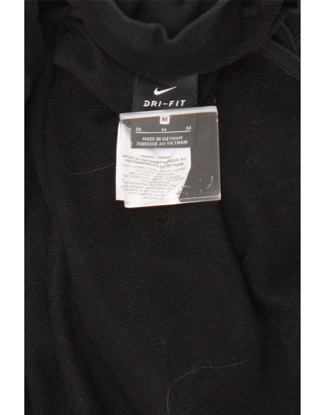 Nike Womens Dri Fit Oversized Sweatshirt Jumper UK 14 Medium Black
