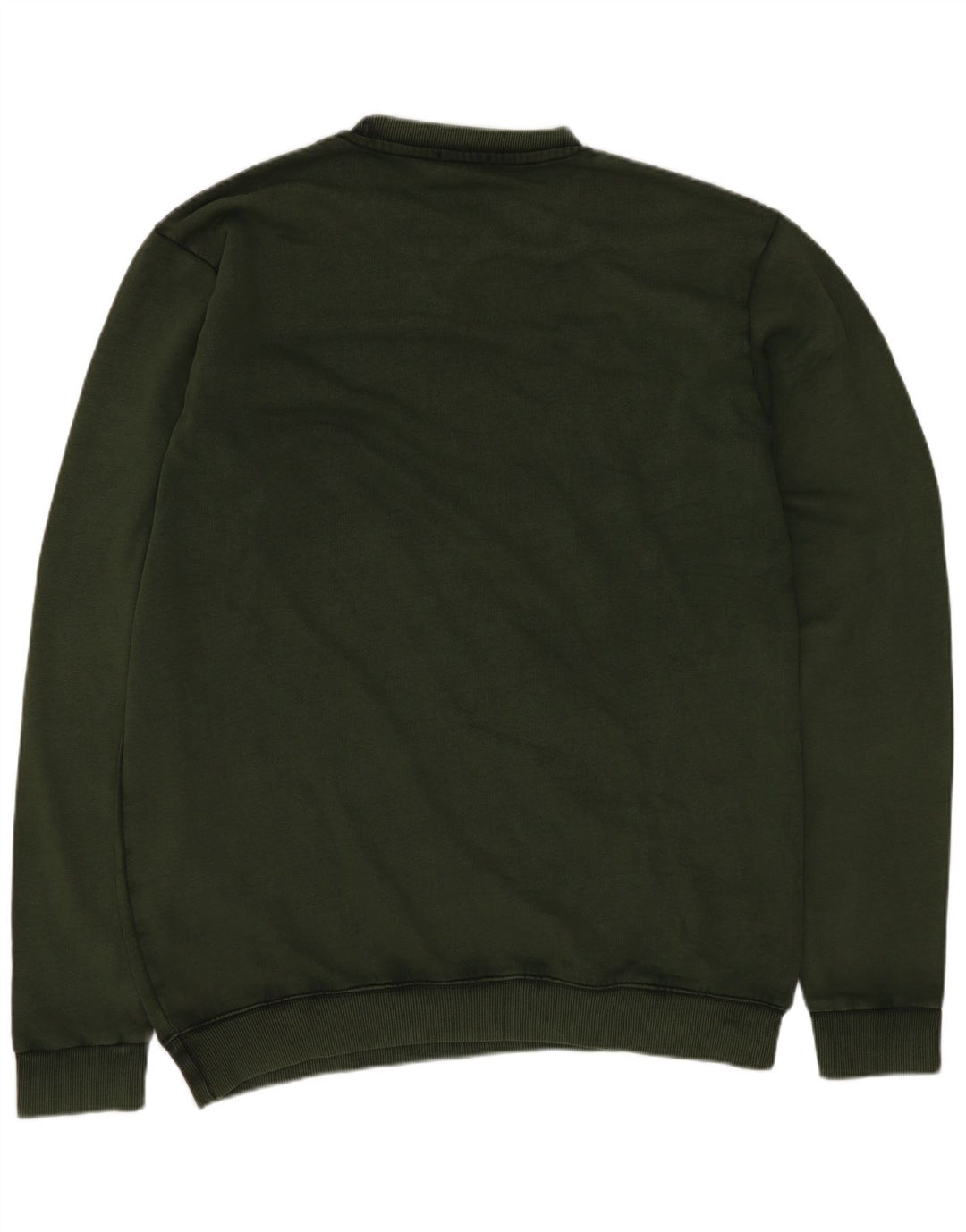 Yell! Mens Sweatshirt Jumper Large Green Cotton