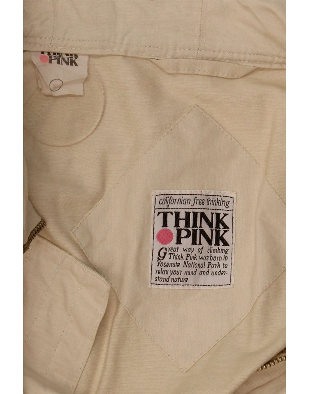 THINK PINK Herre Utility Jacket IT 50 Large Beige