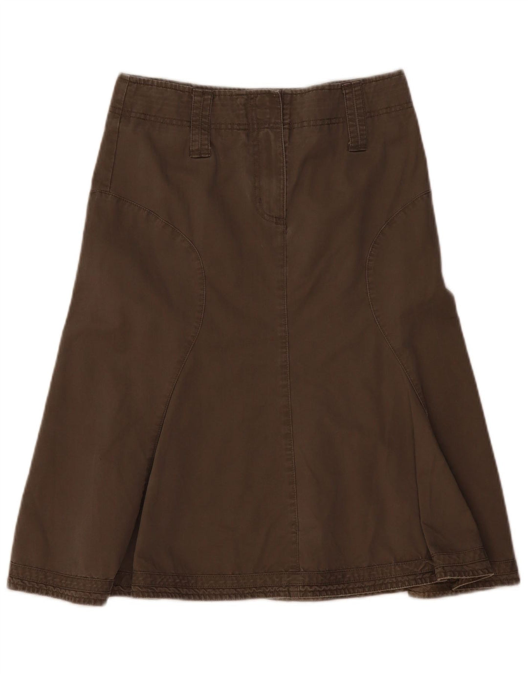 FAT FACE Womens A-Line Skirt UK 8 Small W30  Khaki