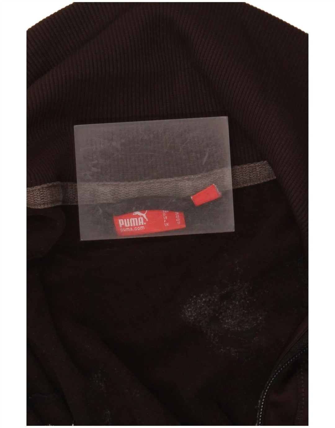 PUMA Womens Graphic Tracksuit Top Jacket UK 12 Medium Black