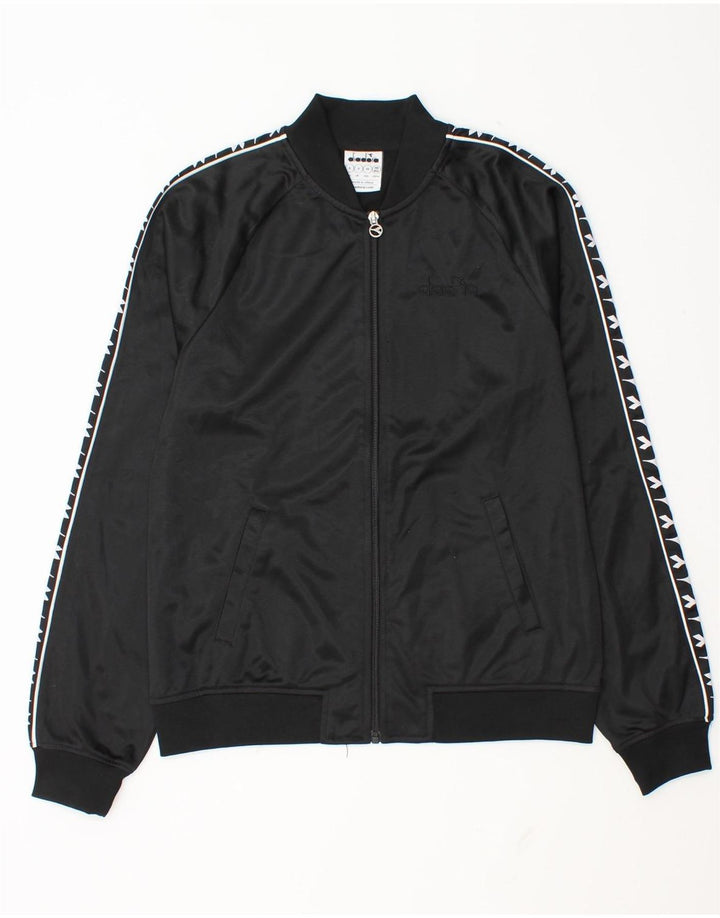 Diadora Veste de Survêtement Graphique Homme Petit Noir