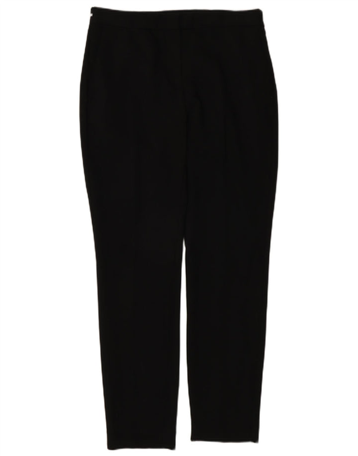 Zara Womens Slim Chino Trousers Small W26 L26 Black