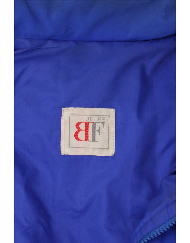 Belfe Herren Wattierte Jacke IT 50 Large Blau Polyester