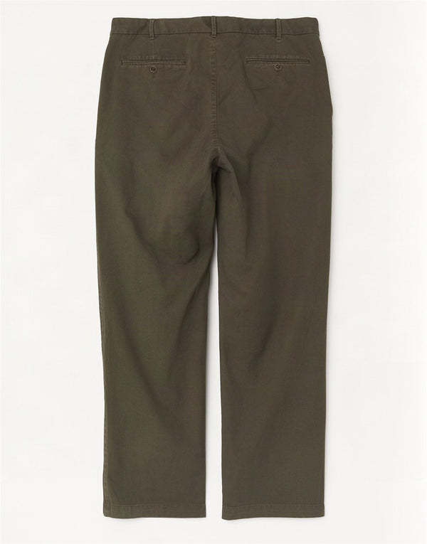 Marks & Spencer Ανδρικό ίσιο παντελόνι Chino W48 L29 Πράσινο βαμβακερό