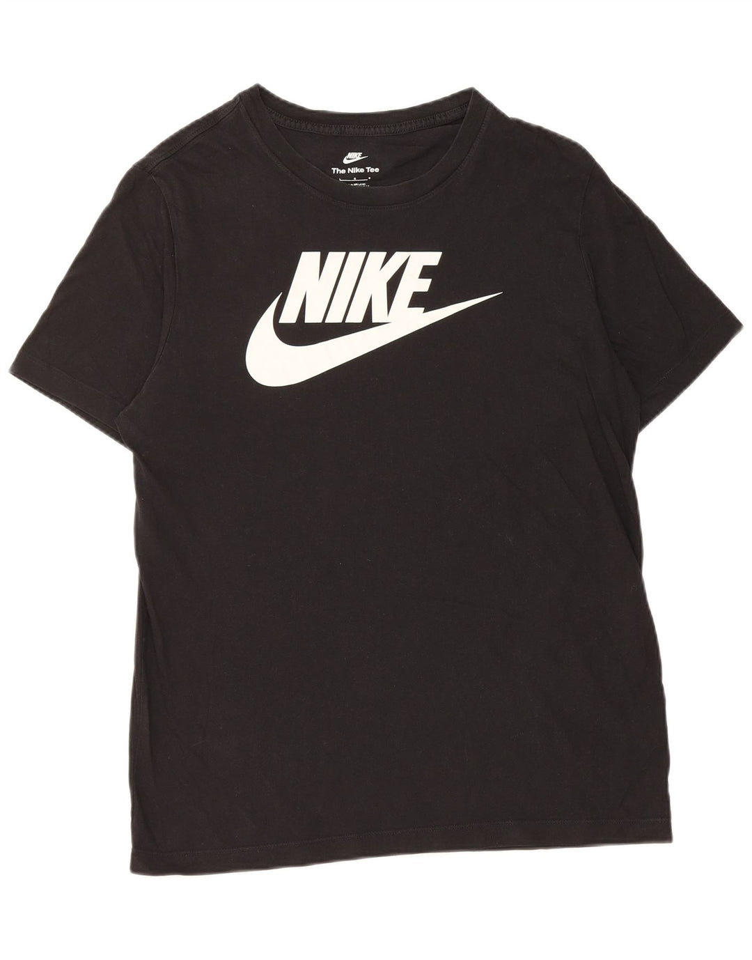 Nike Mens Graphic T-Shirt Top Large Black Cotton