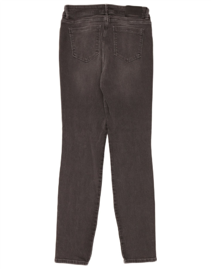 Massimo Dutti Womens Mid Rise Skinny Jeans W24 L30 Grey