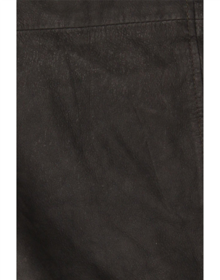 CONBIPEL Mens Leather Coat IT 54 XL Black Leather