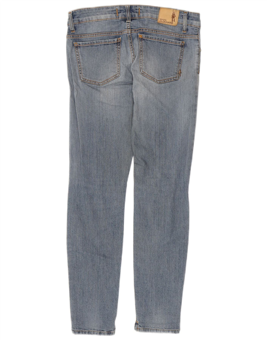 MAISON CLOCHARD Womens Slim Jeans W28 L29 Blue Cotton
