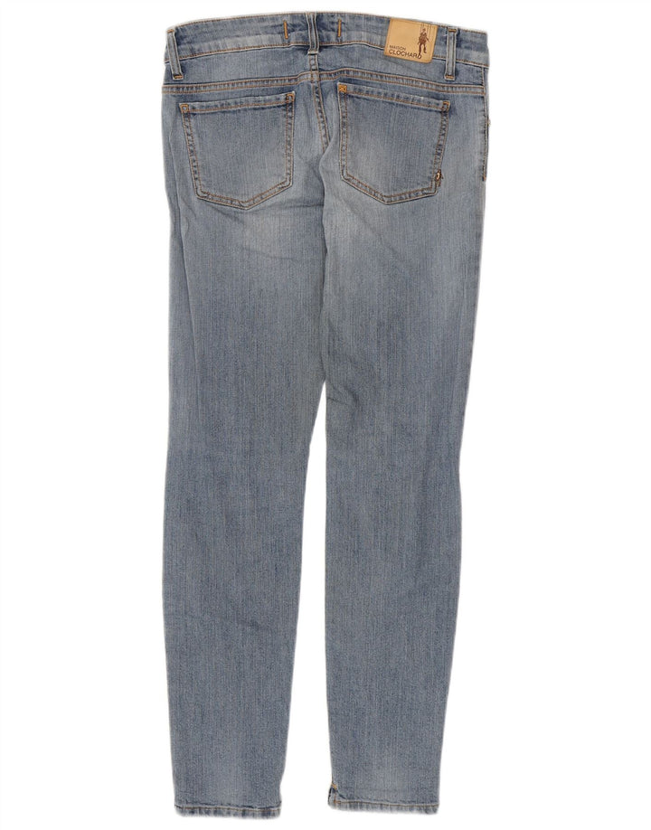 MAISON CLOCHARD Womens Slim Jeans W28 L29 Blue Cotton