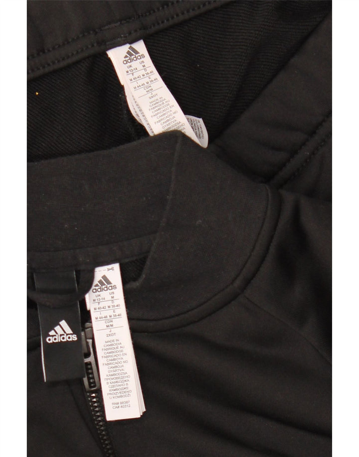 Adidas Womens Full Tracksuit UK 12/14 Medium  Black Polyester