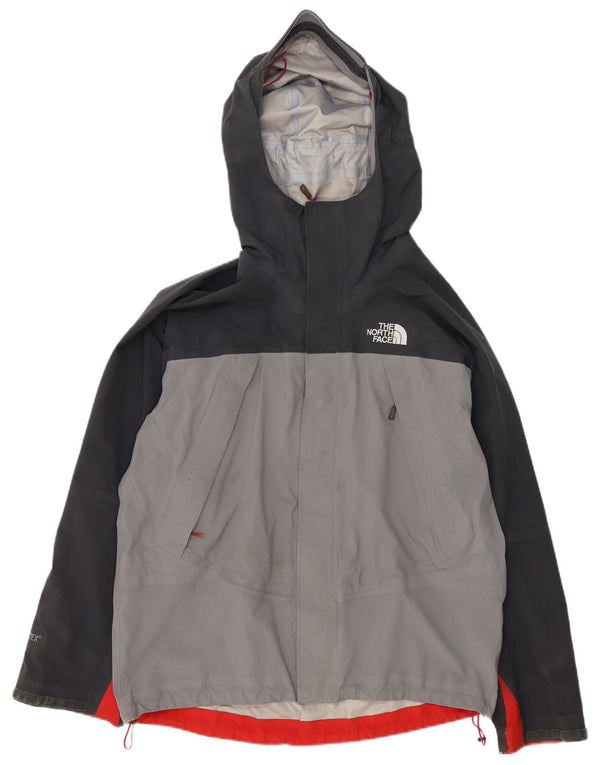 The North Face Regnjakke med hætte til mænd UK 40 Large Grey Colourblock