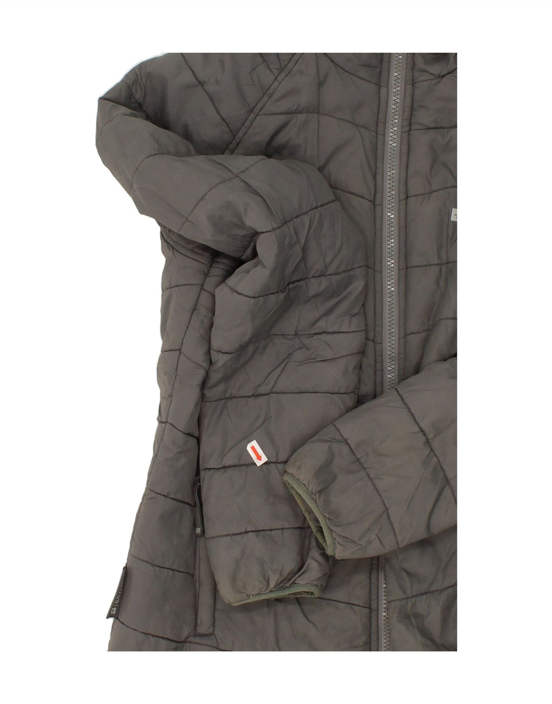 MOUNTAIN WAREHOUSE Womens Padded Jacket UK 10 Small Grey Polyester Vintage Mountain Warehouse and Second-Hand Mountain Warehouse from Messina Hembry 