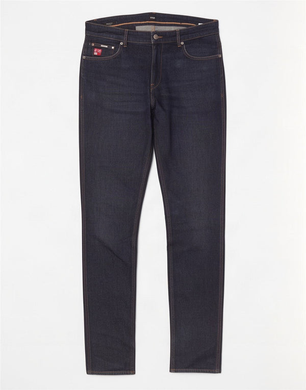 Hugo Boss Męskie Candiani Slim Jeans W34 L36 Granatowa bawełna