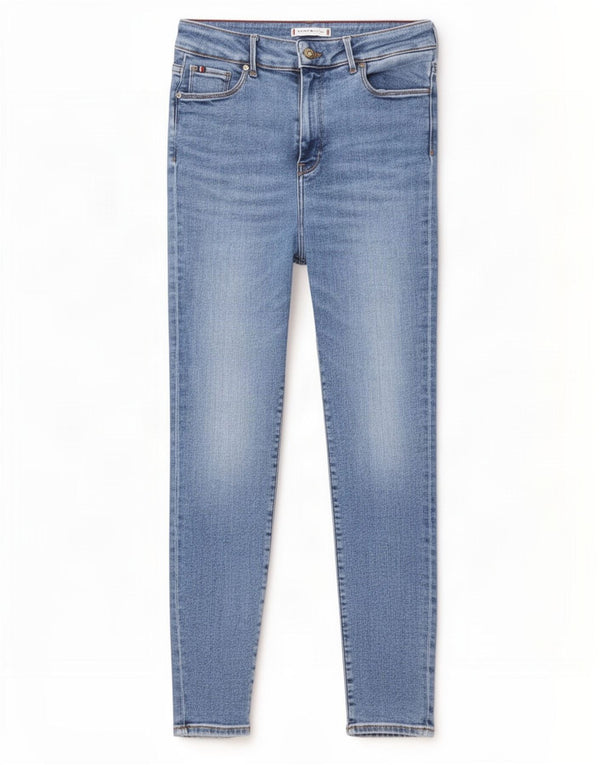 Jeans ultra skinny Tommy Hilfiger da donna Harlem W30 L28 cotone blu