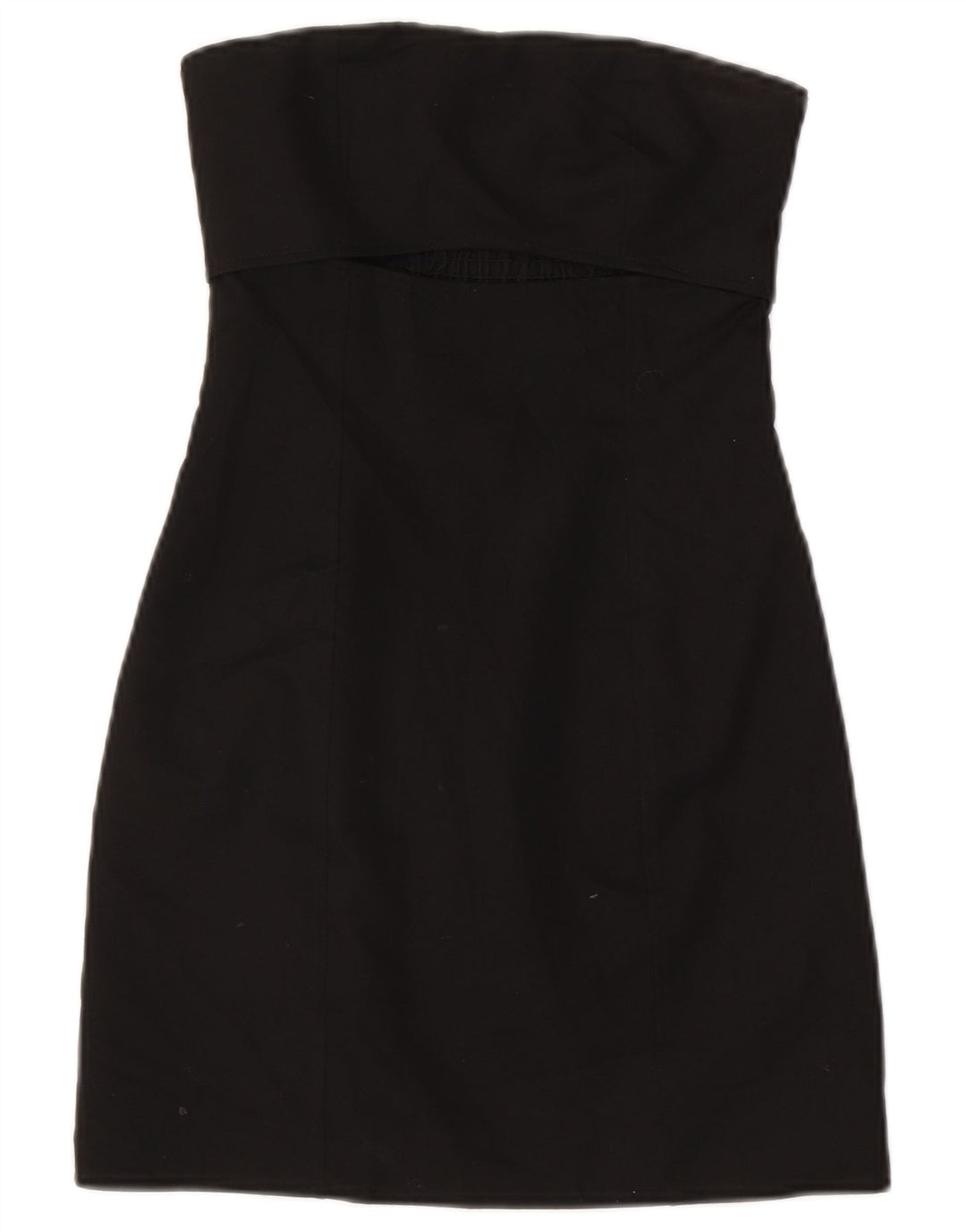 Женское платье без бретелек Zara UK 4 XS, черный полиэстер