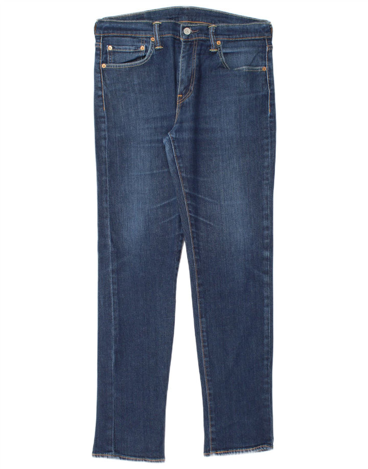 Levi's Uomo 511 Slim Jeans W32 L32 Cotone Blu