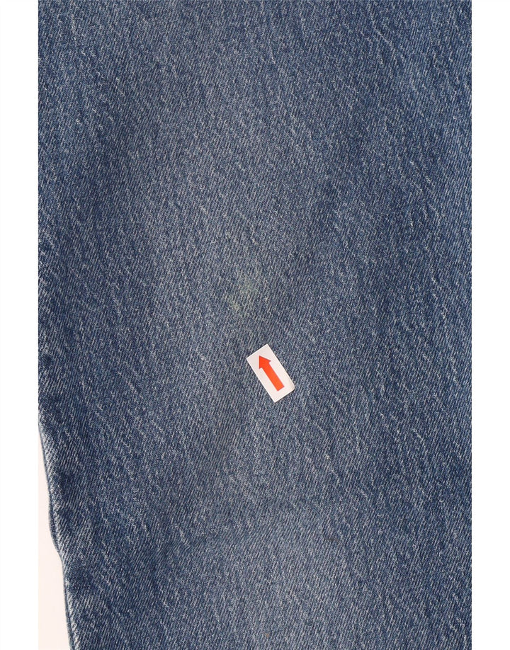 LEVI'S Womens 501 Straight Jeans W24 L28  Blue Cotton