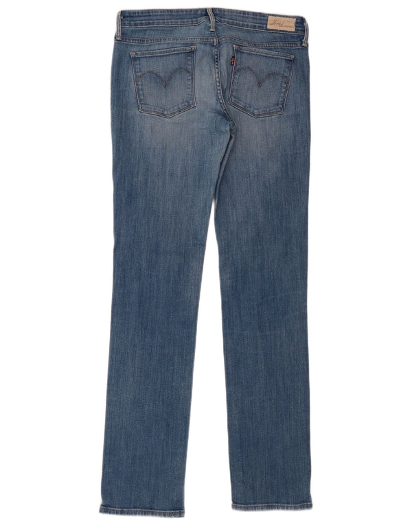 Levi's Jeans Rectos con Curva Ligera para Mujer US 8 Medium W29 L33 Algodón Azul