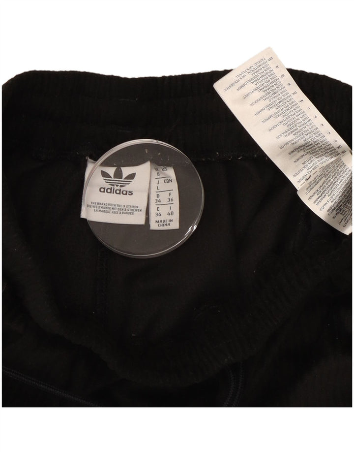 Adidas Womens Tracksuit Trousers Joggers UK 8 Small Black Polyester