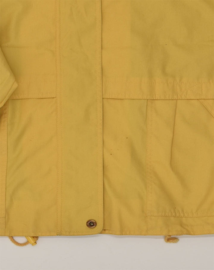VINTAGE Womens Oversized Utility Jacket EU 42 Large Yellow Polyester | Vintage Vintage | Thrift | Second-Hand Vintage | Used Clothing | Messina Hembry 