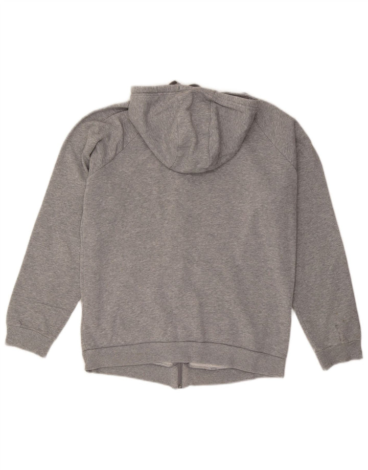 Felpa con cappuccio e zip da uomo UNDER ARMOUR piccola grigia