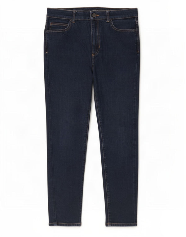 Marks & Spencer Damen Crop Skinny Jeans UK 14 Large W32 L25 Marineblau