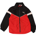 PUMA Boys Rain Jacket 3-4 Years Red Colourblock Polyester Vintage Puma and Second-Hand Puma from Messina Hembry 