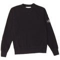 Calvin Klein Sweat-shirt graphique coupe régulière pour hommes, petit coton noir