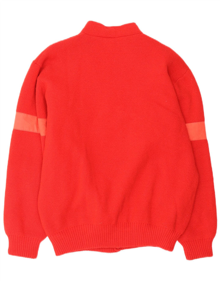 Vintage Mens Reversible Jacket UK 40 Large Red Wool