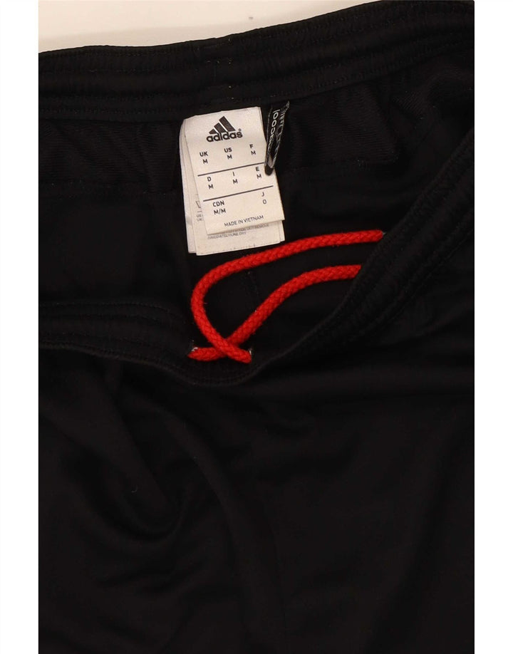 Adidas Mens Manchester United Sport Shorts Medium Black Polyester