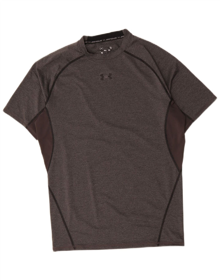 Under Armour Herre T-Shirt Top Medium Grey Colourblock